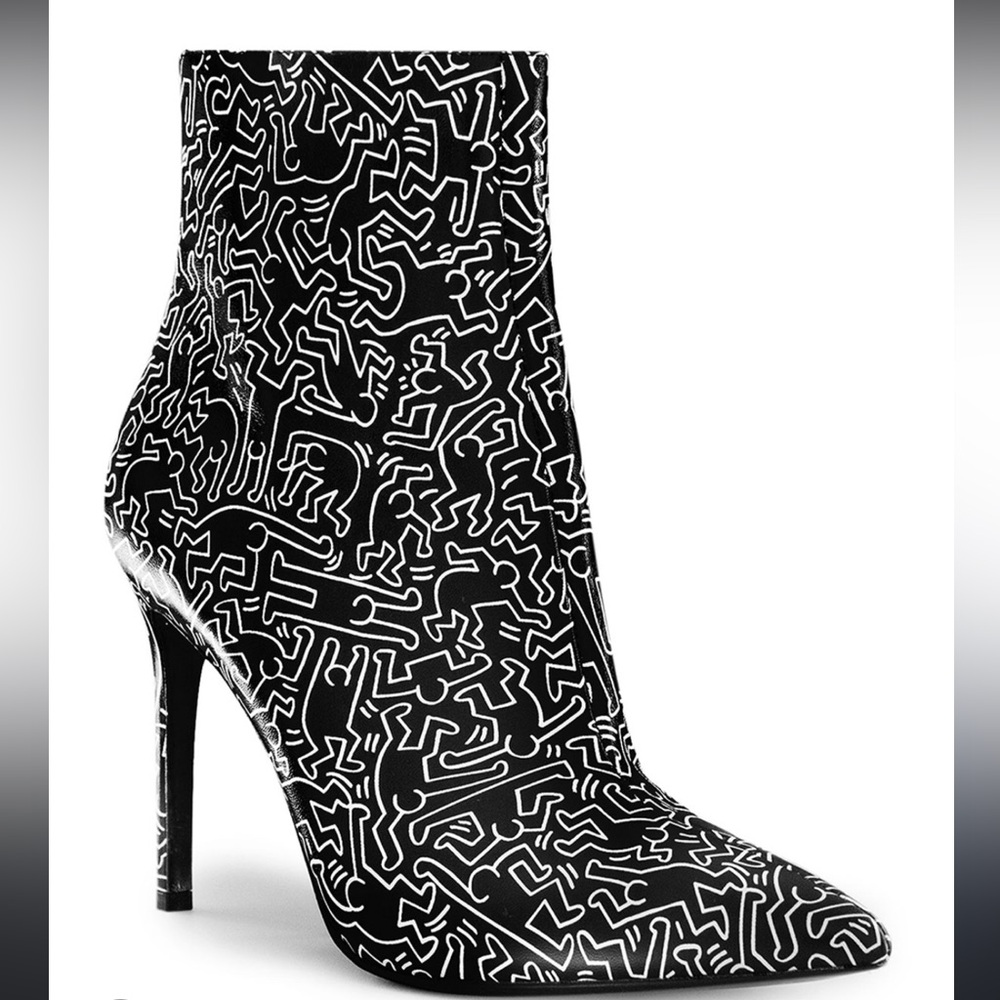Keith Haring x Alice & Olivia Boots